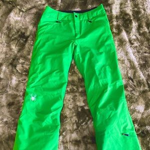 SPYDER Green Women’s Snowboarding Pants